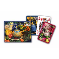 Carti de joc Piatnik (Austria), Afternoon Tea, 2 pachete in cutie de lux